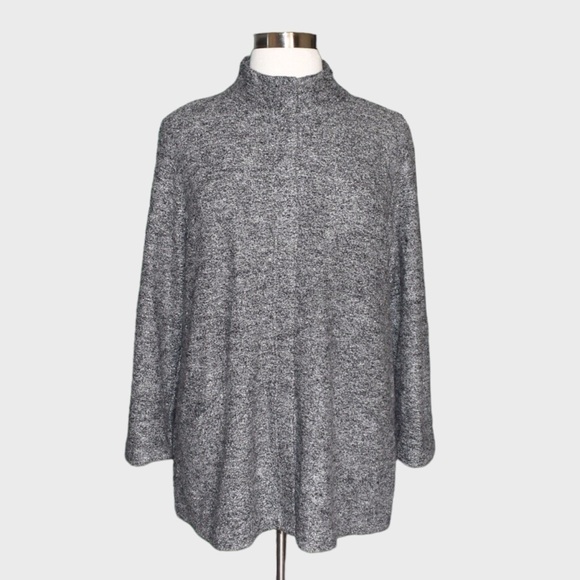 J Jill Pure Petite Heathered Knit Coat - Picture 1 of 5